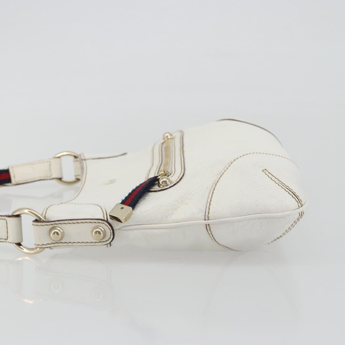 Gucci Sherry Line chain leather Wit