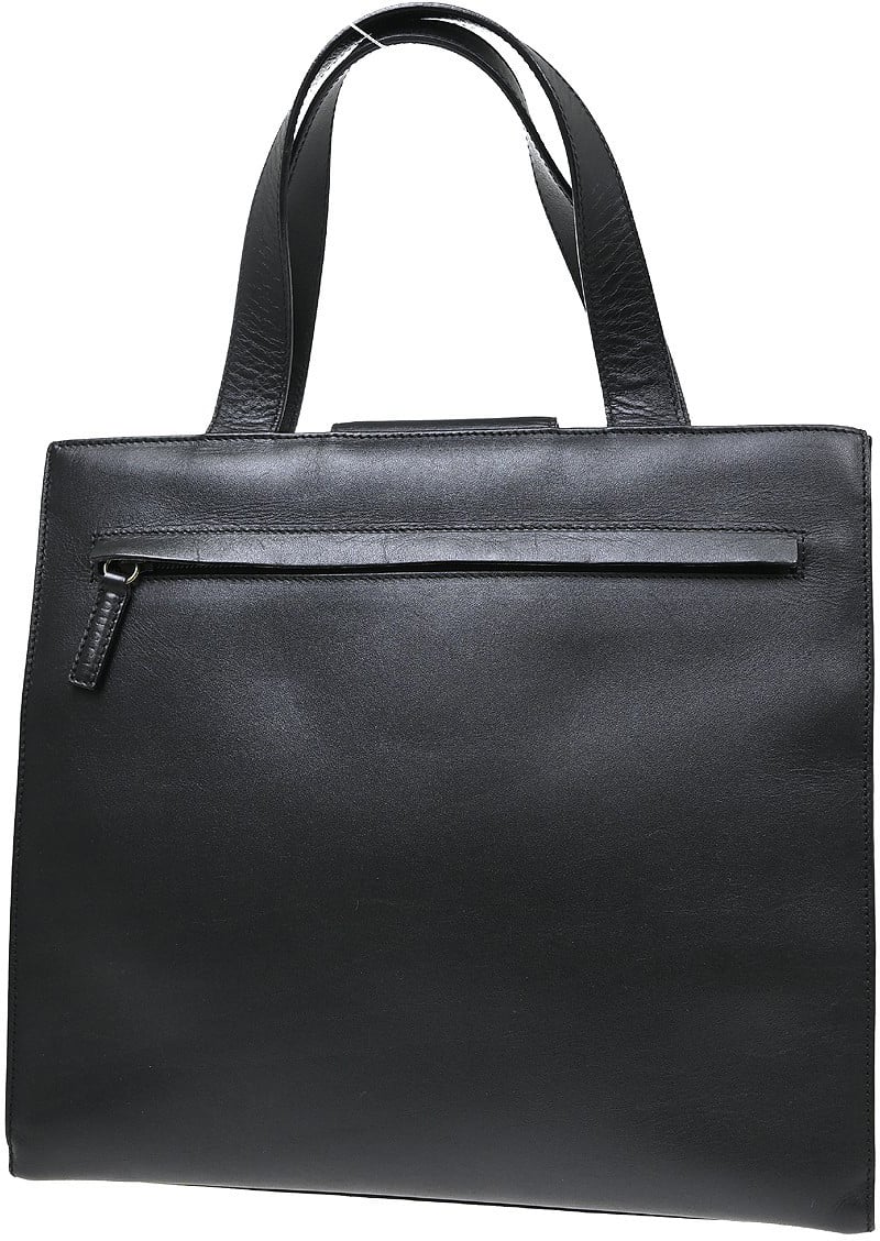 Gucci Vintage square G Leather Zwart