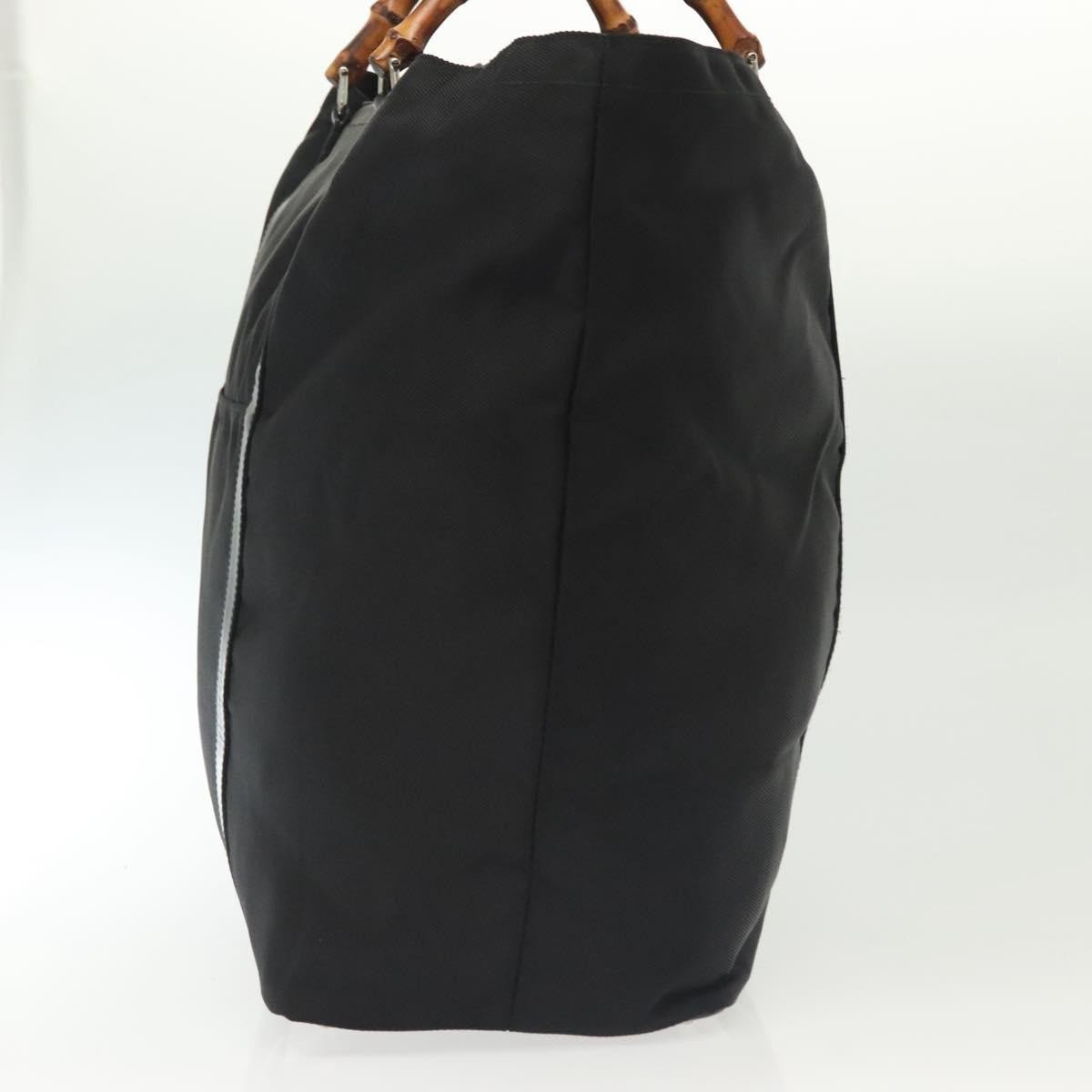 Gucci Gucci Bamboo Daily Tote Leather Tall Zwart