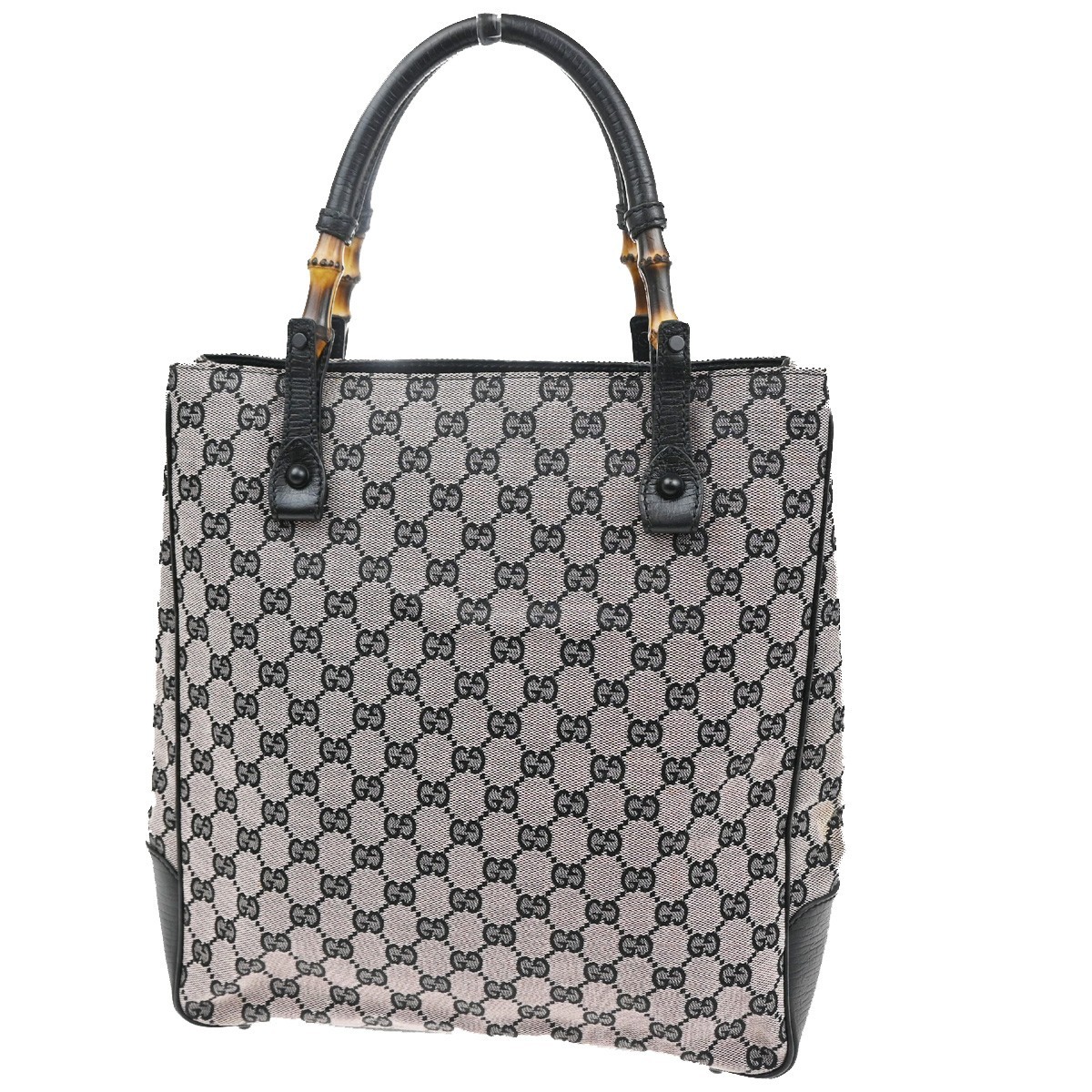 Gucci Gucci Bamboo tote bag Canvas large Roze