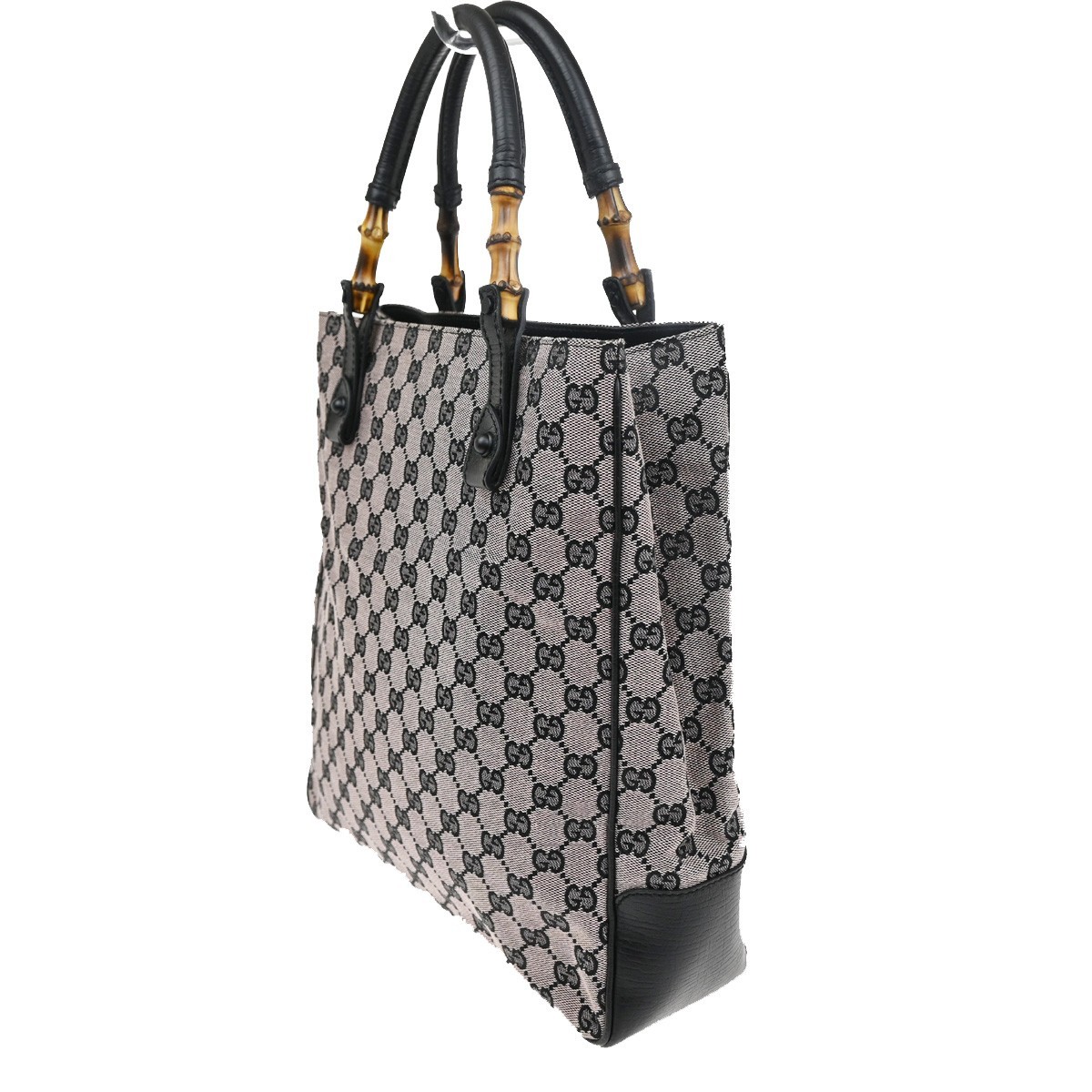 Gucci Gucci Bamboo tote bag Canvas large Roze