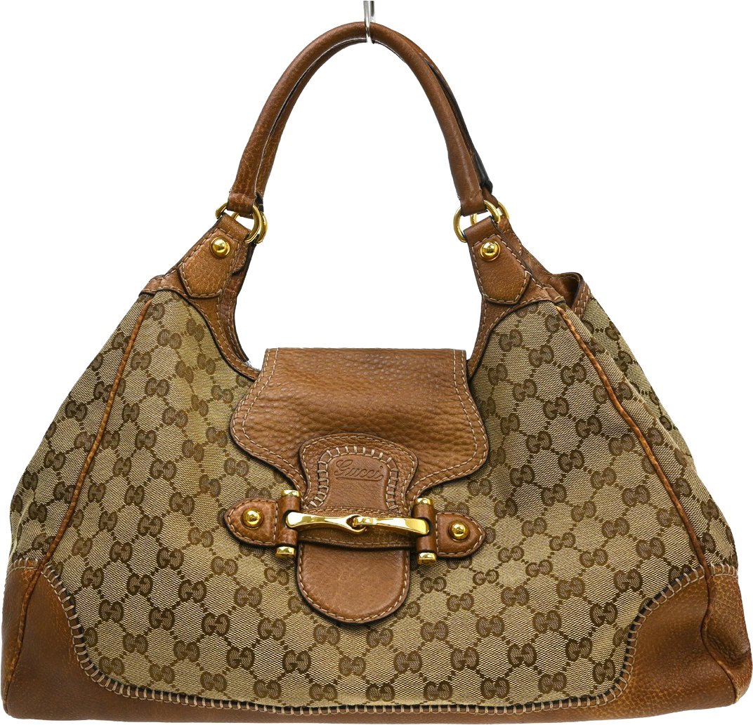 Gucci New Pelham Tote GG Canvas Large Beige