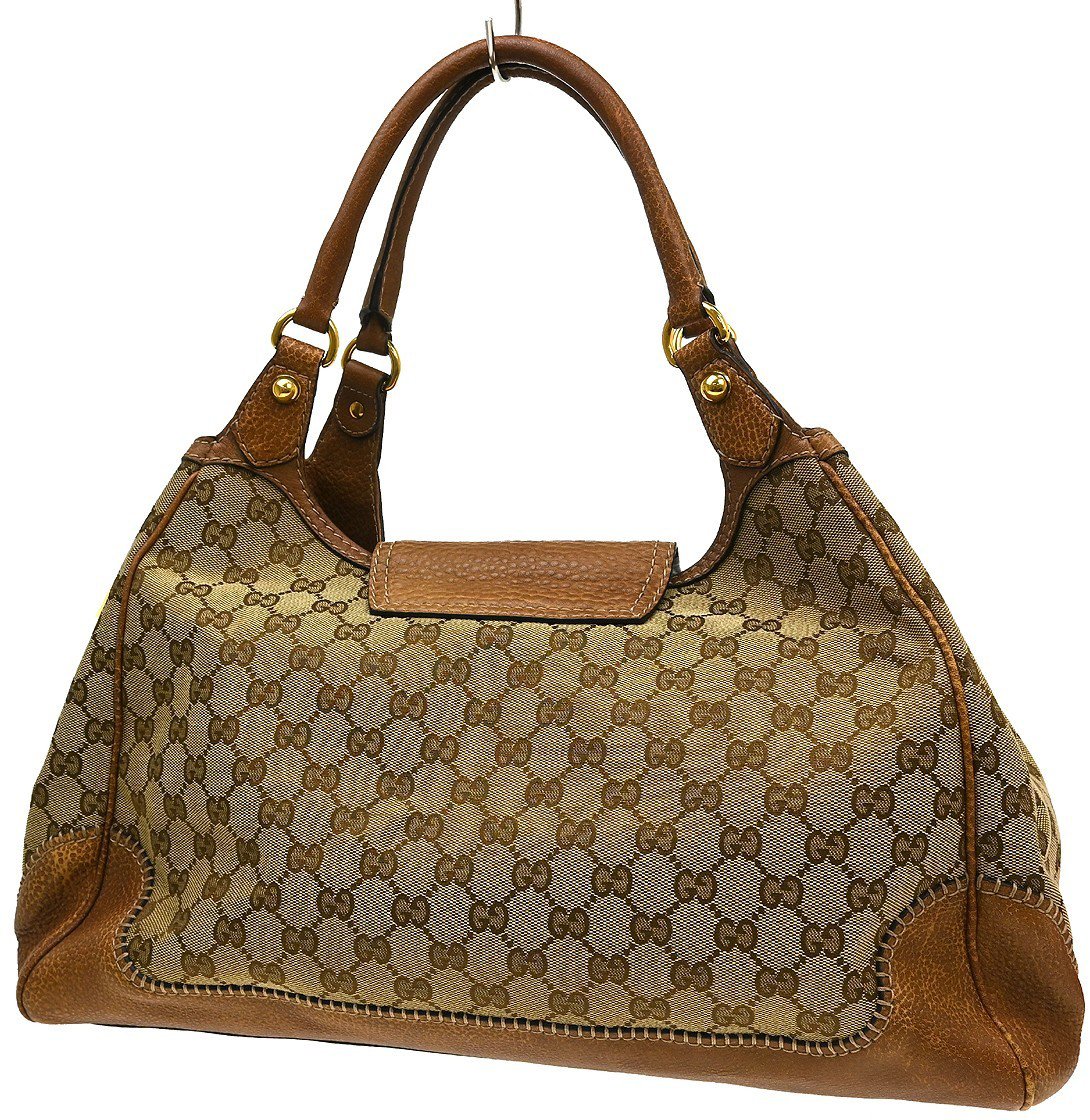 Gucci New Pelham Tote GG Canvas Large Beige