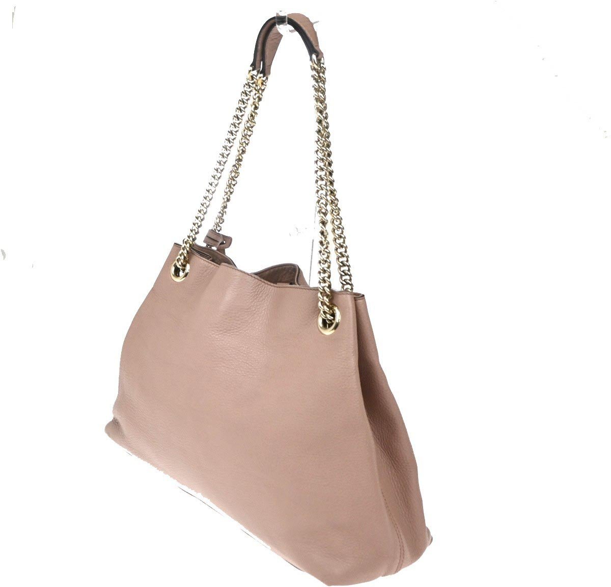 Gucci Soho Chain Strap Shoulder Bag Leather Medium Roze