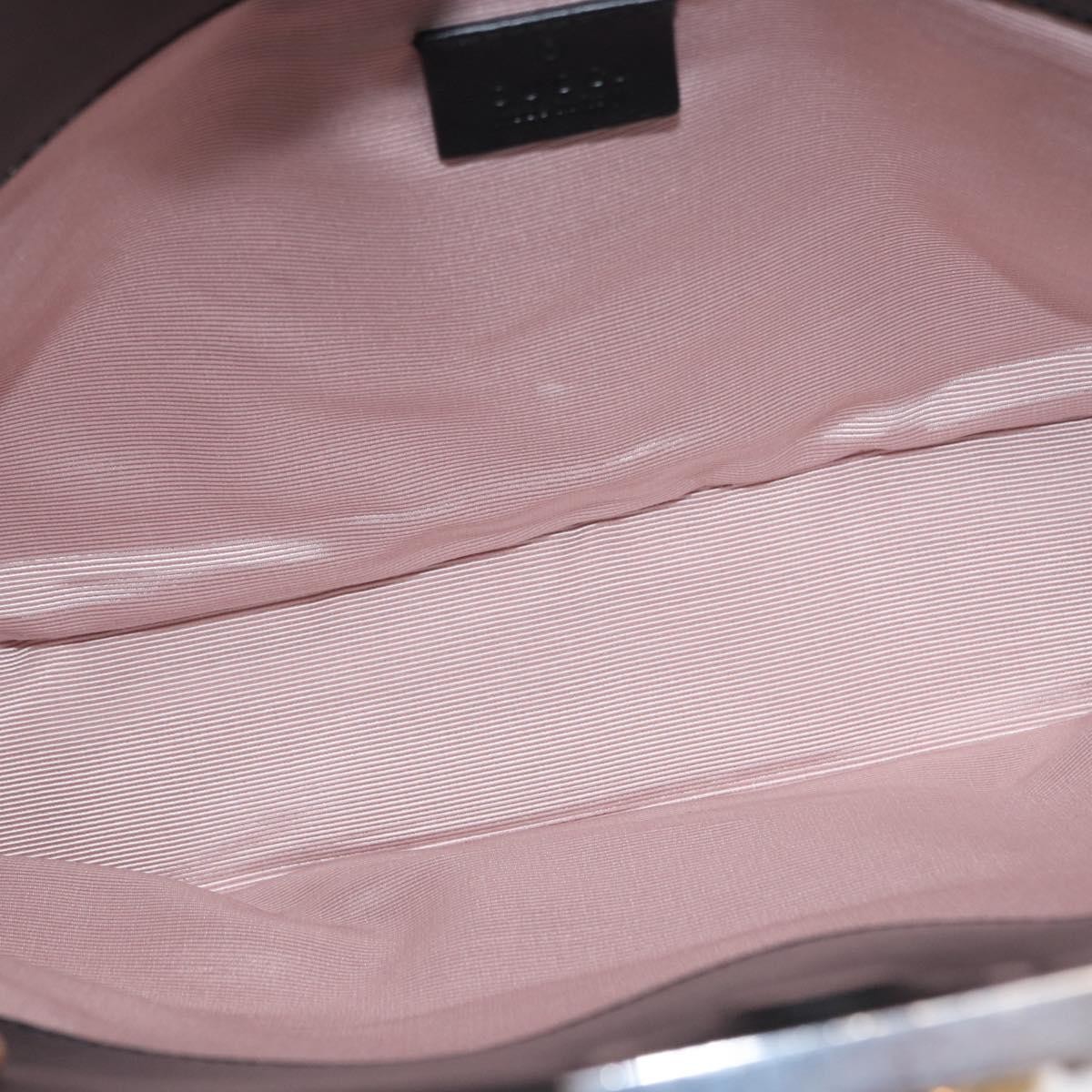 Gucci Gucci Linea Matisse Interlocking G Top Handle Tote Leather Medium Zwart