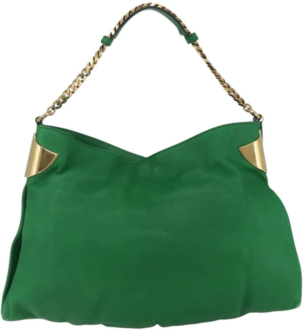Gucci Gucci 1970 Hobo Leather Medium Groen