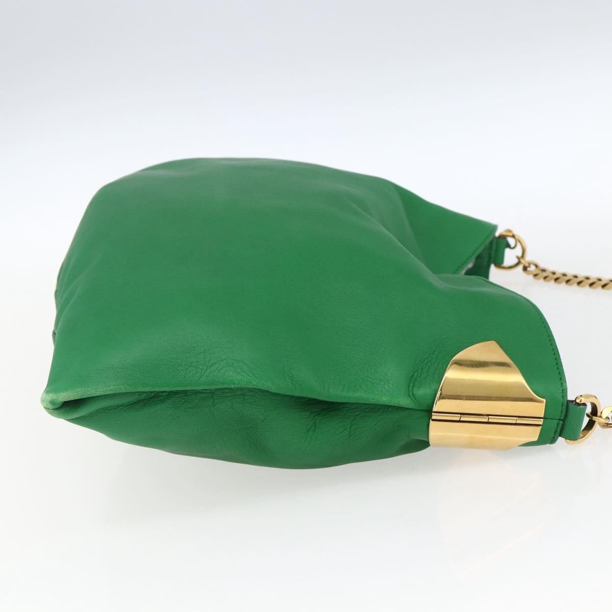 Gucci Gucci 1970 Hobo Leather Medium Groen