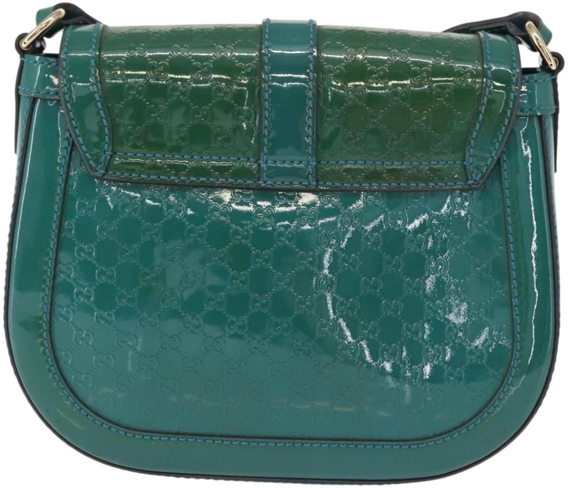 Gucci Gucci Vintage Flap Shoulder Bag Patent Leather Divers