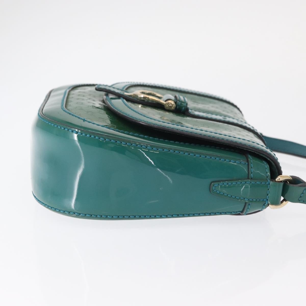 Gucci Gucci Vintage Flap Shoulder Bag Patent Leather Divers