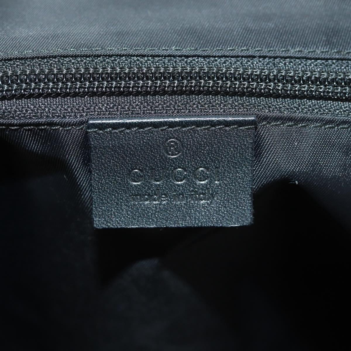 Gucci Gucci Signature Web Loop Tote Techno Canvas Medium Zwart