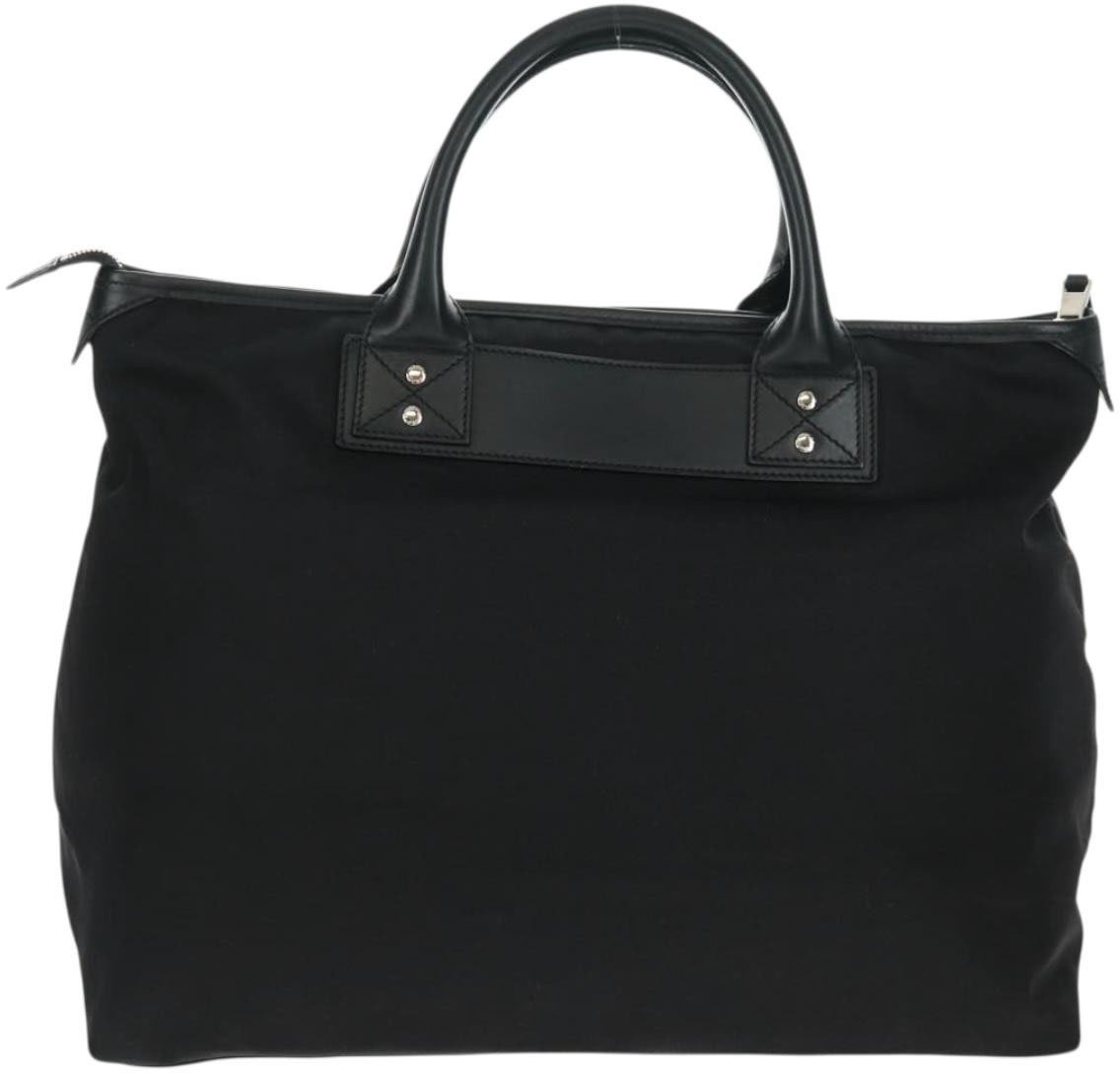 Gucci Gucci Signature Web Loop Tote Techno Canvas Medium Zwart