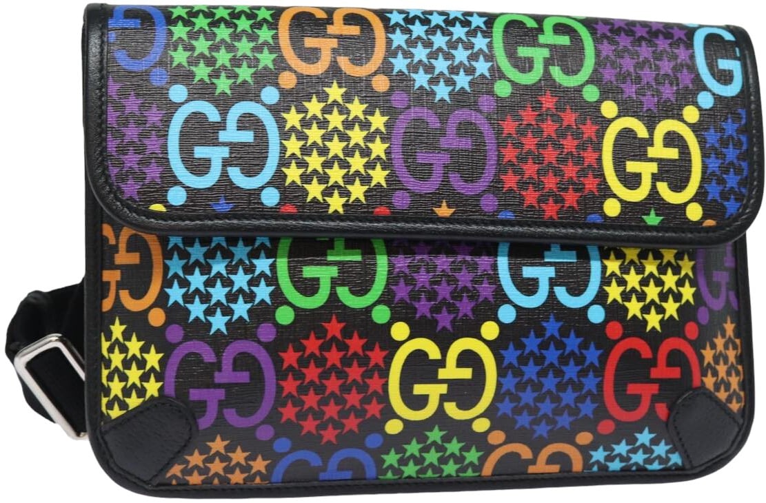 Gucci Gucci Sac bandoulière psychédélique Canvas Leather Divers