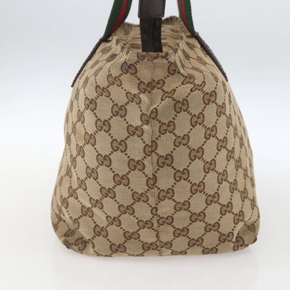 Gucci Gucci GUCCI GG TOTE BAG CANVAS WEB SHERRY LINE medium Beige
