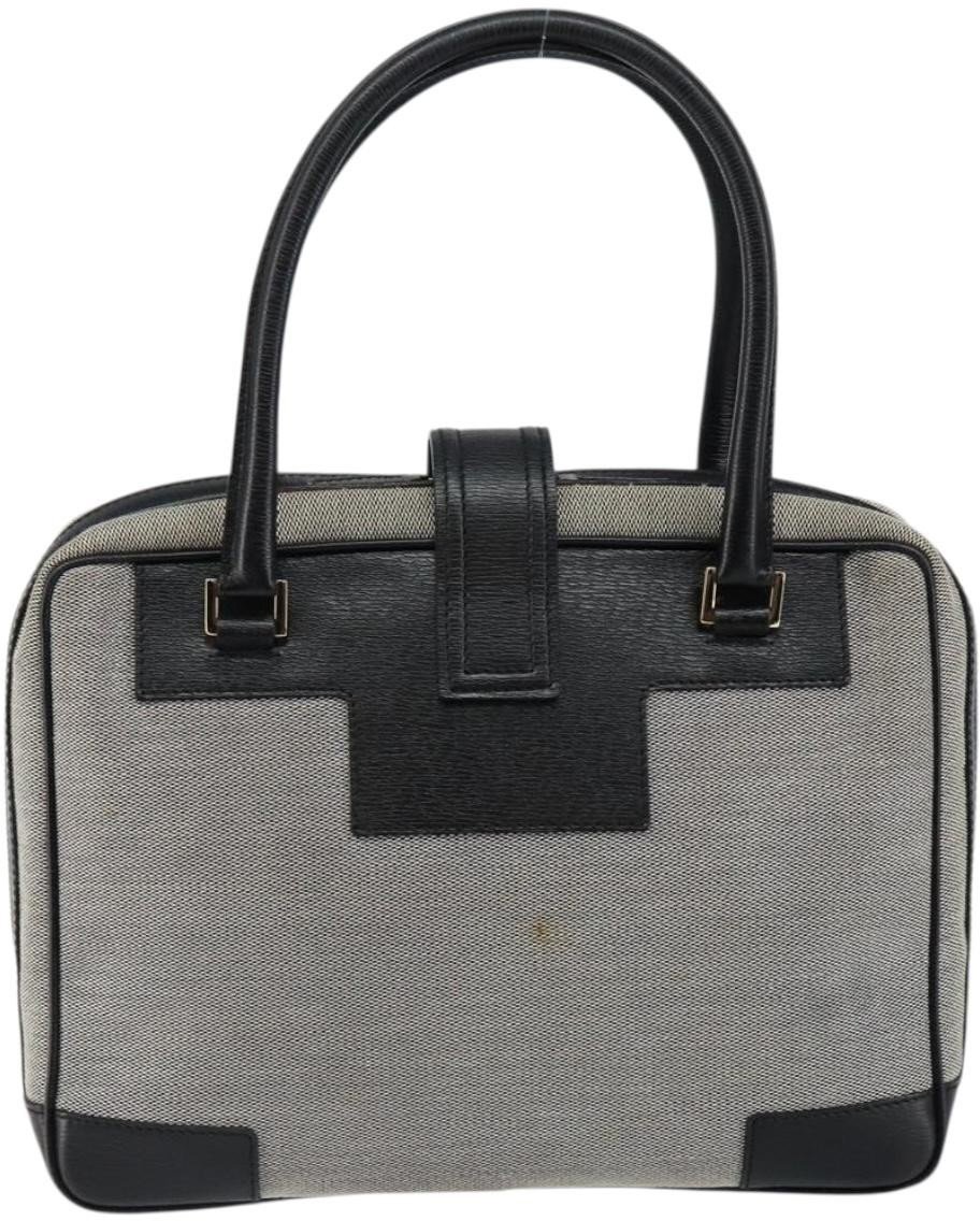 Gucci Gucci Vintage square G handbag Canvas Grijs