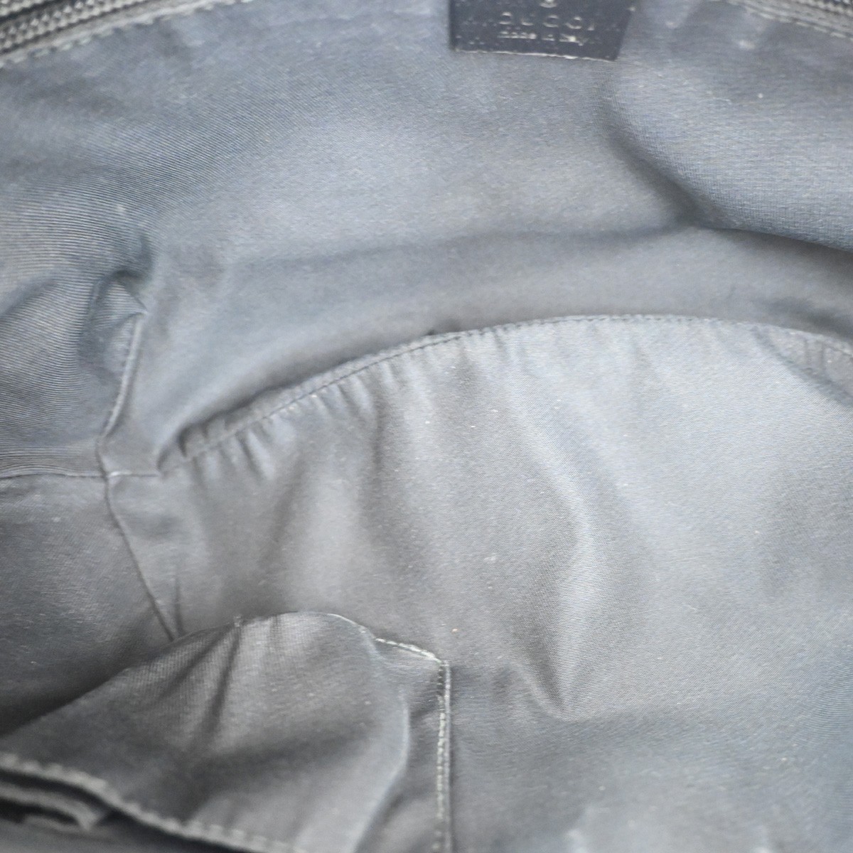 Gucci Gucci Half Moon Hobo Messenger GG Canvas Zwart