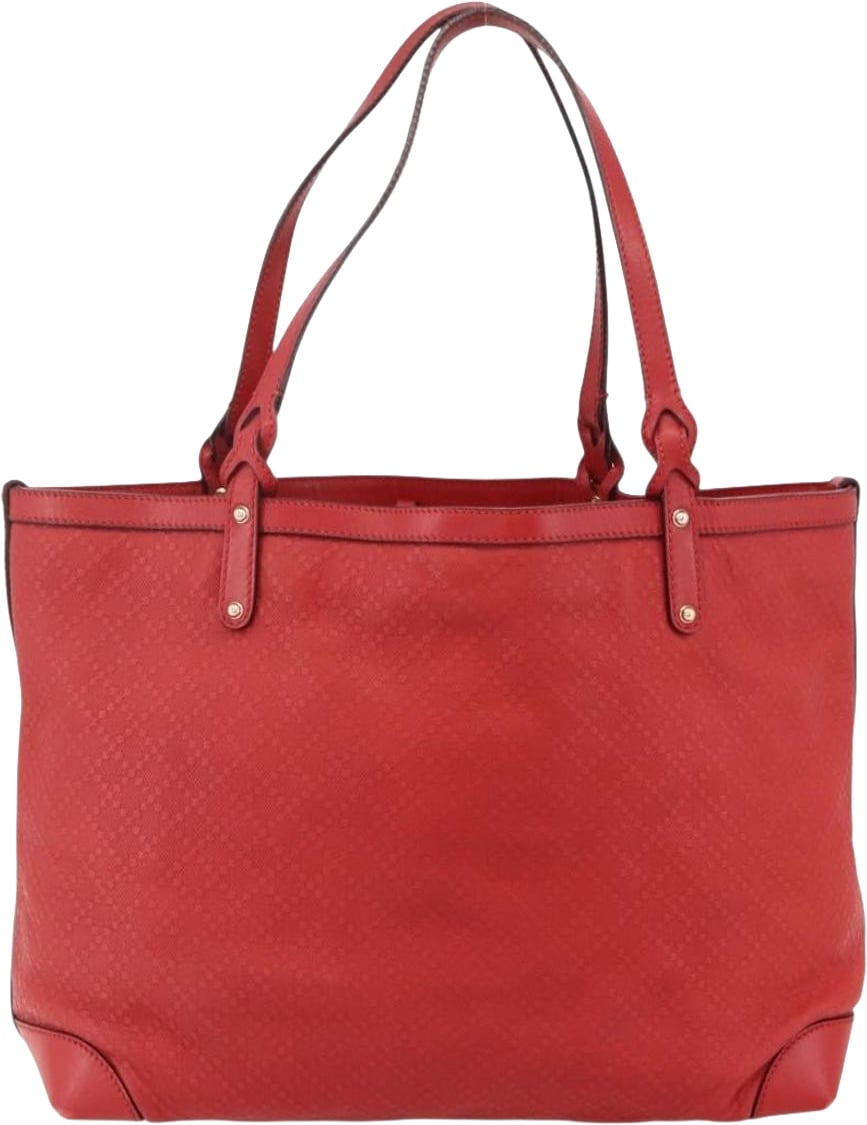 Gucci Craft Tote Diamante Leather Medium Rood