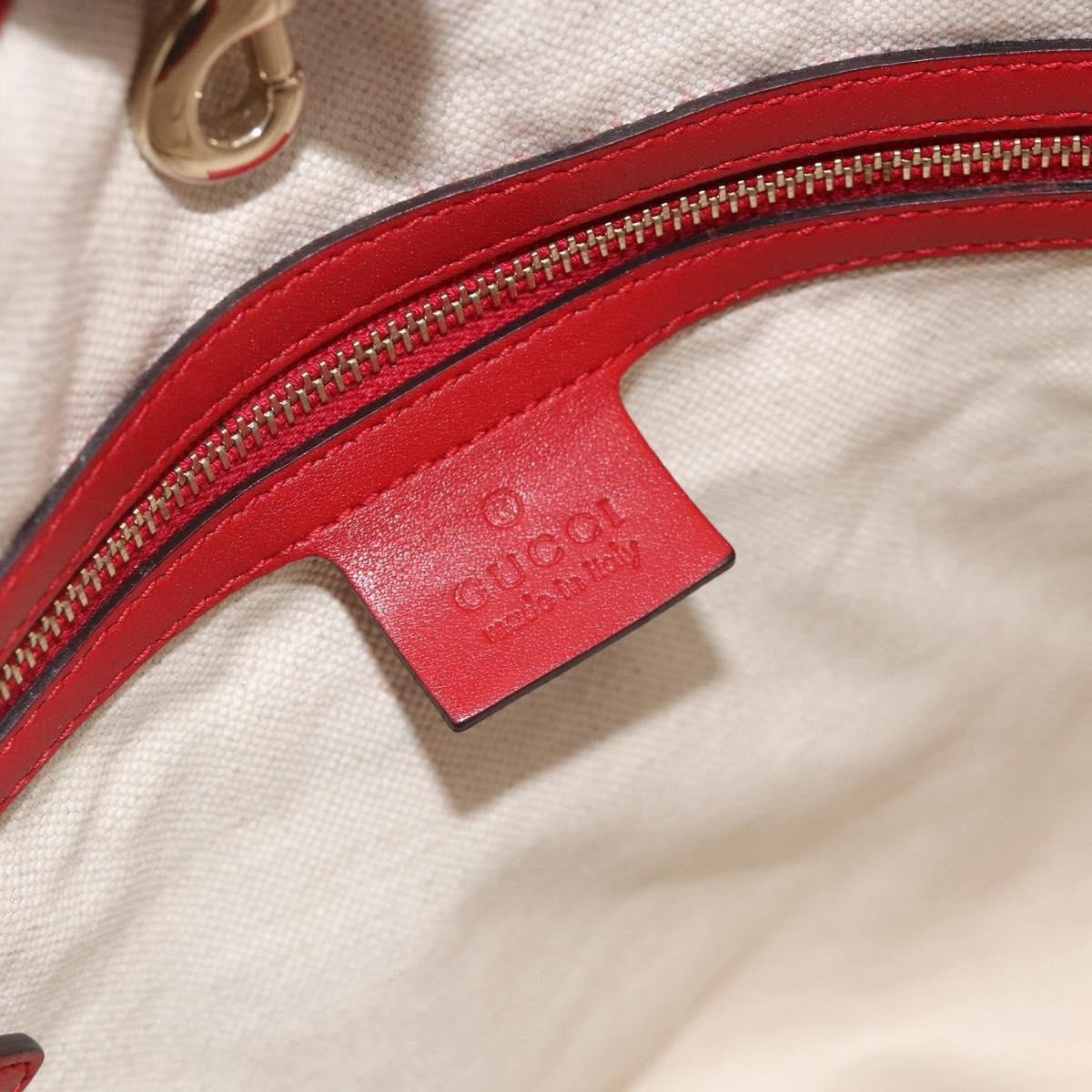 Gucci Craft Tote Diamante Leather Medium Rood