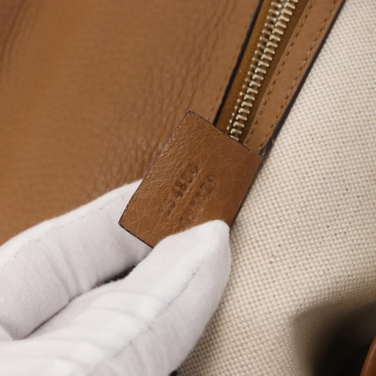 Gucci Gucci New Bamboo 1921 Top Handle Bag Leather Medium Bruin