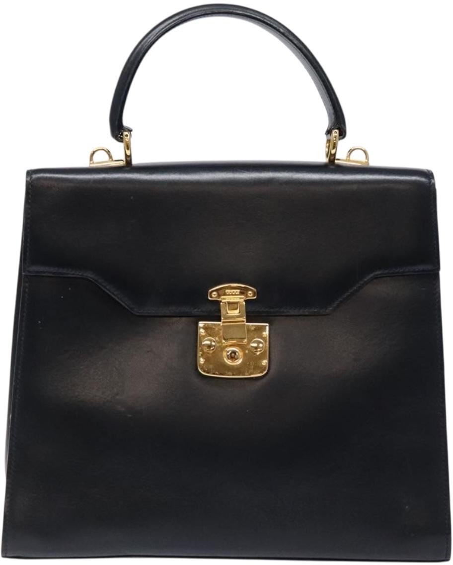 Gucci Gucci Lady Lock Leather Navy