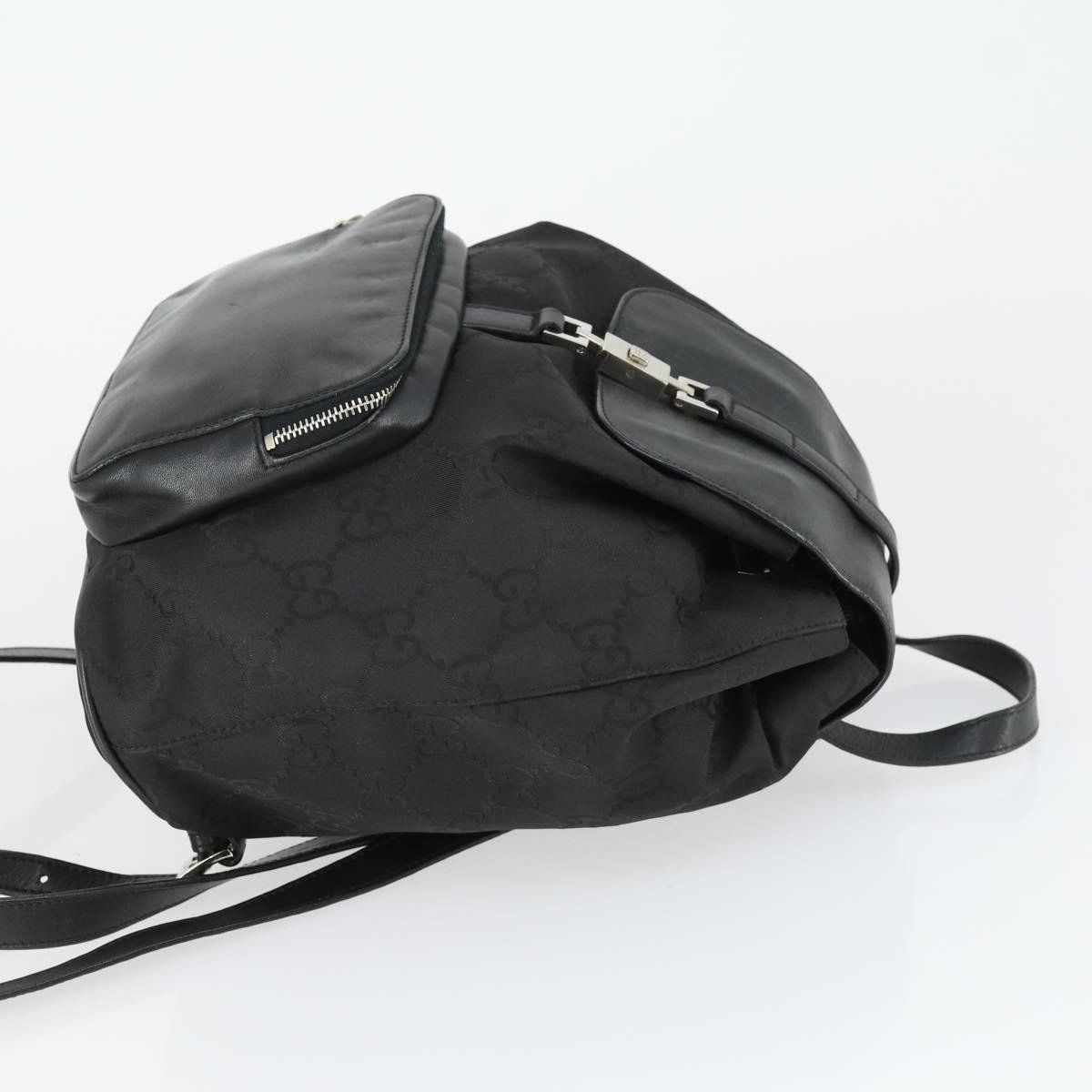 Gucci Gucci Vintage Jackie Backpack GG Canvas Medium Zwart