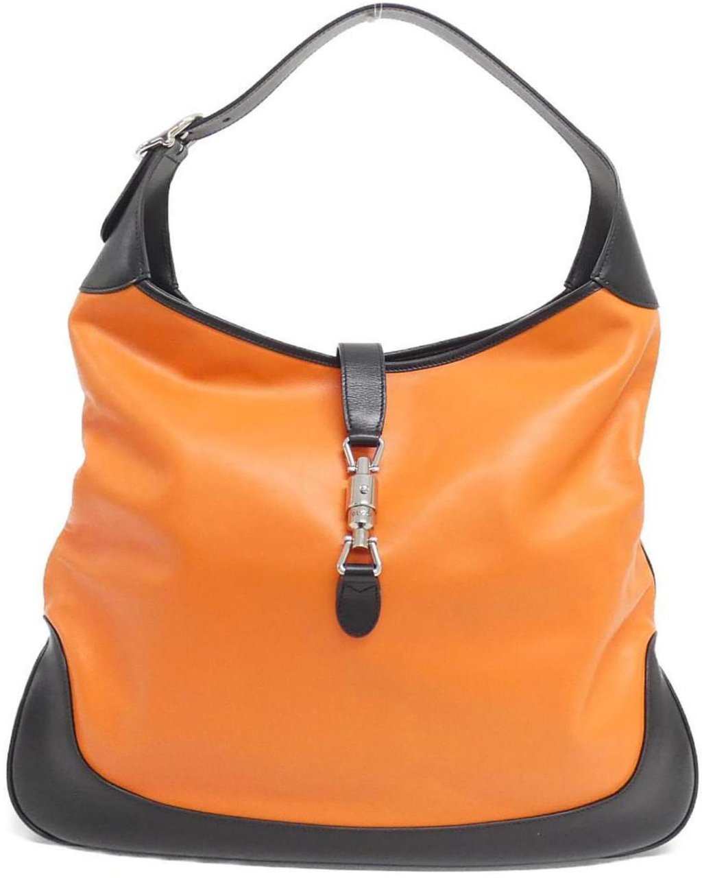 Gucci Jackie Original Shoulder Bag Leather Medium Oranje