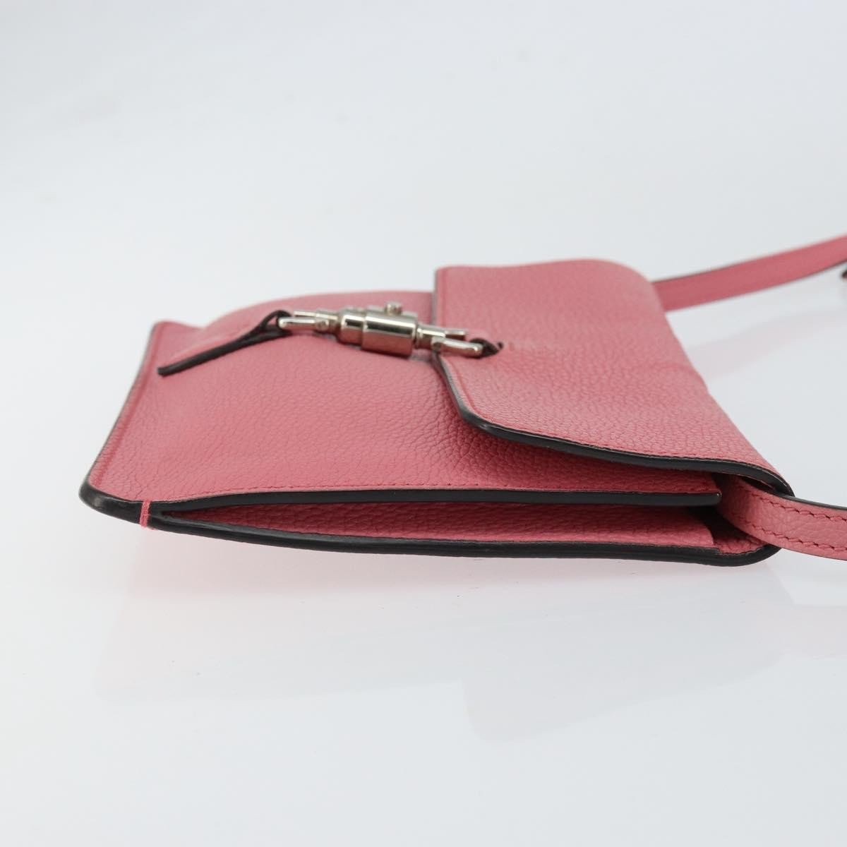 Gucci Jackie Soft Convertible Clutch Leather Mini Roze