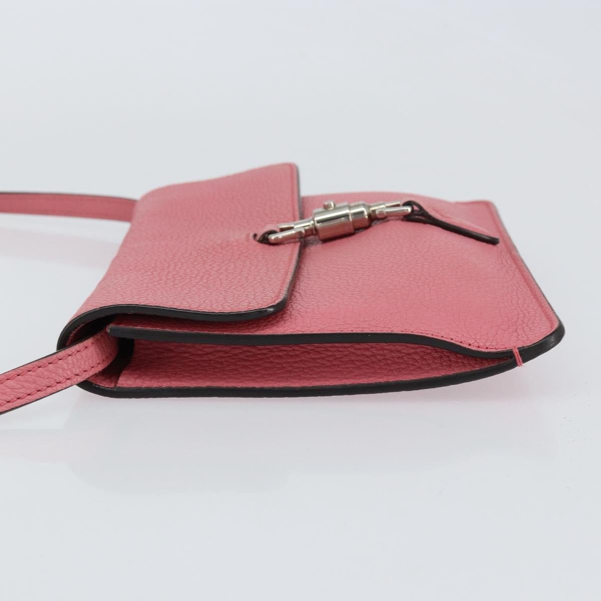 Gucci Jackie Soft Convertible Clutch Leather Mini Roze