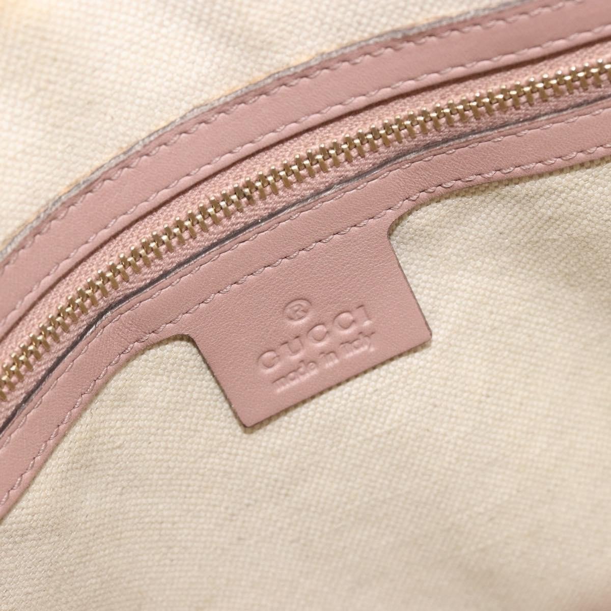 Gucci Nice Top Handle Microguccissima Patent Medium Beige