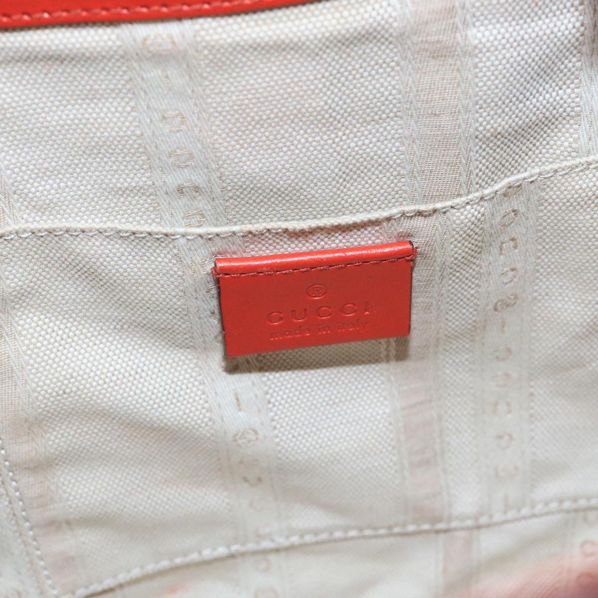 Gucci Gucci Bright Bucket Bag Diamante Leather Small Oranje