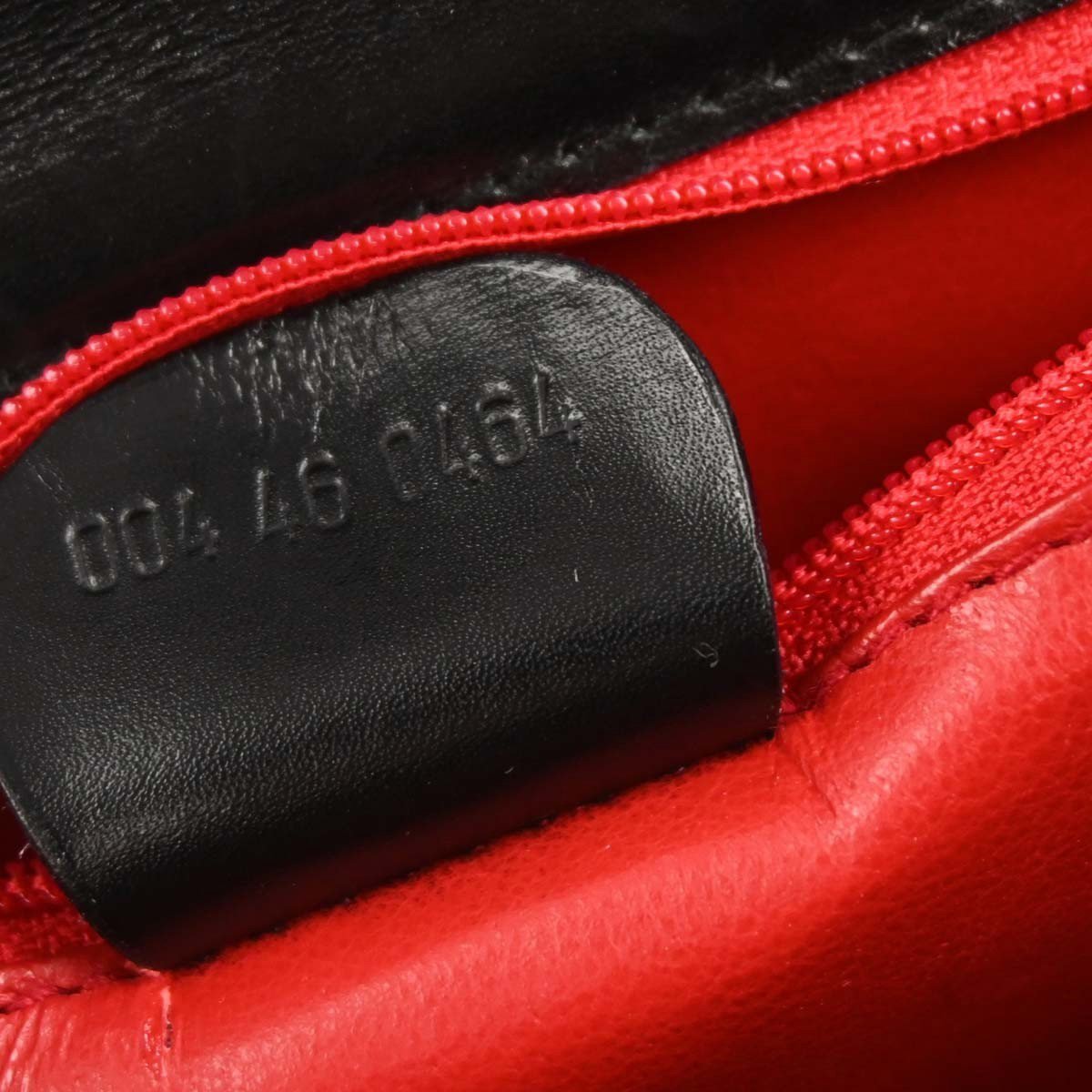 Gucci Gucci Vintage Bamboo Top Handle Bag Leather Medium Zwart