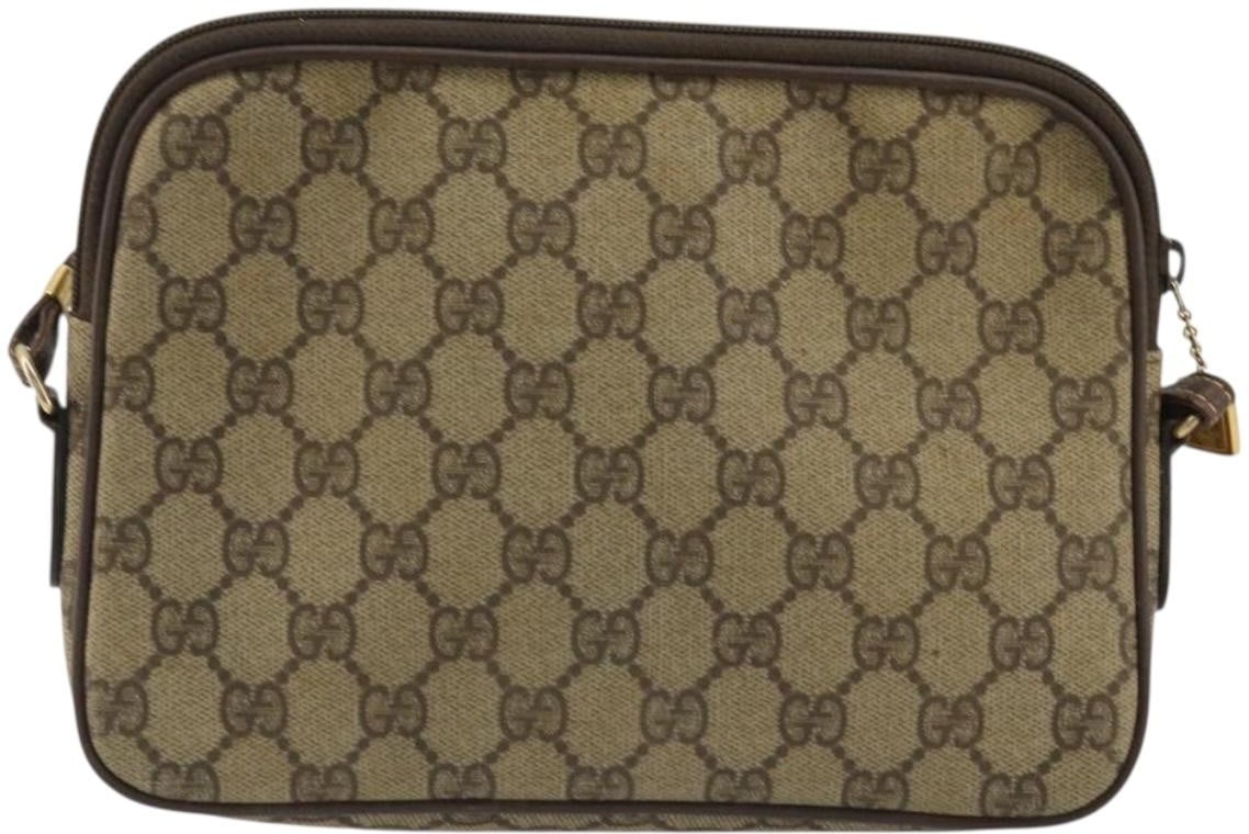 Gucci Gucci GG Supreme Shoulder Bag Canvas medium Beige