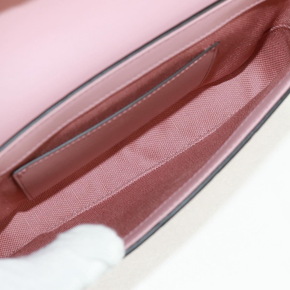 Gucci Gucci Envelope Flap Crossbody Bag Jumbo GG Embossed Leather Super Mini Roze