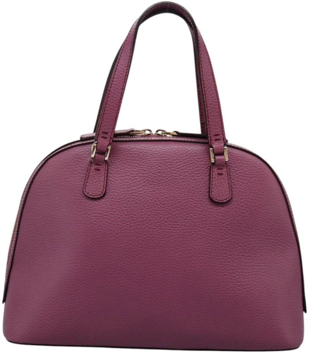 Gucci Gucci Lady Dollar Dome Satchel Leather Medium Roze