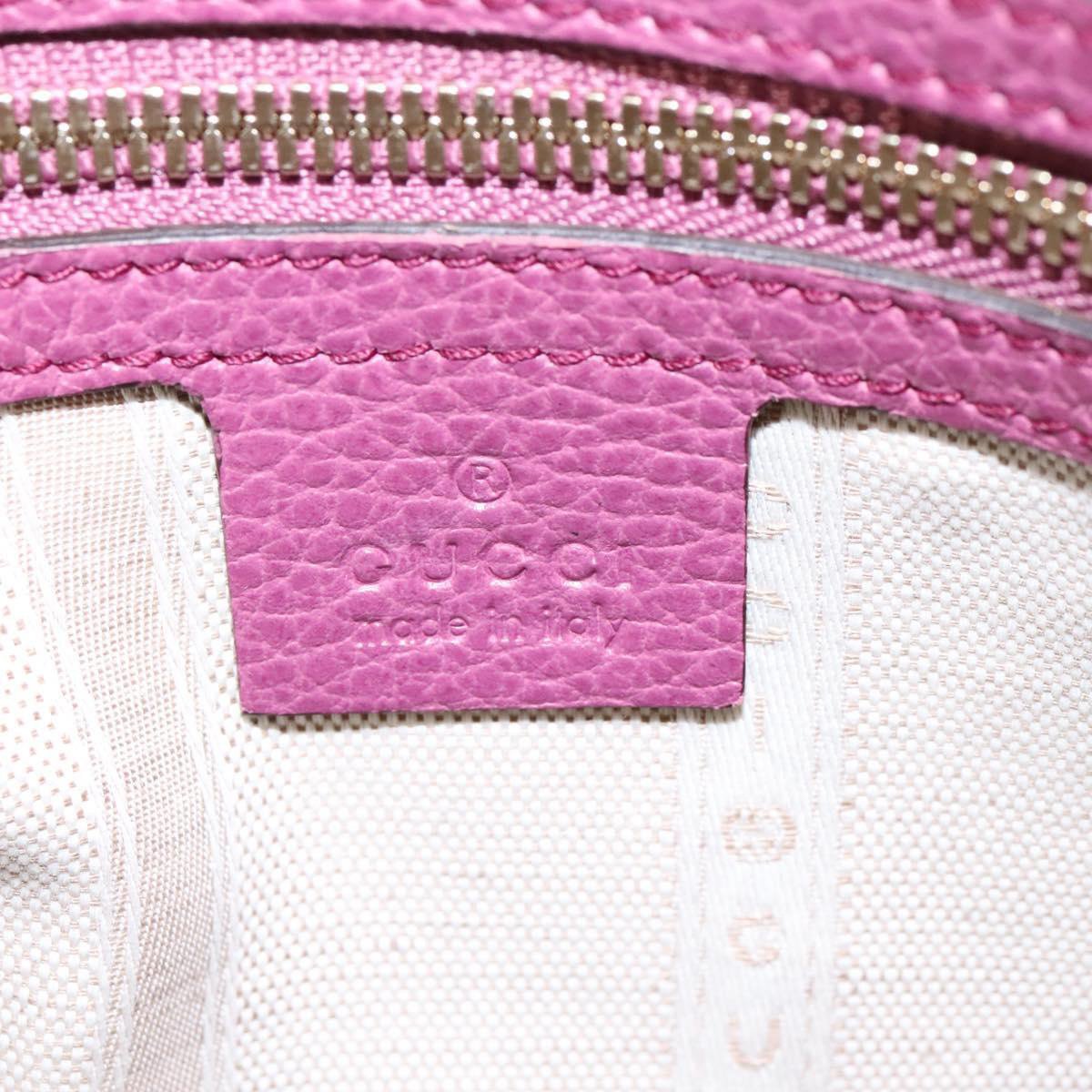 Gucci Gucci Lady Dollar Dome Satchel Leather Medium Roze