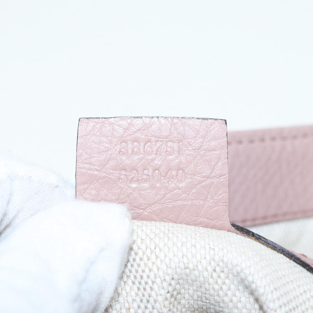 Gucci Gucci Soho Convertible Shoulder Bag Leather Small Roze