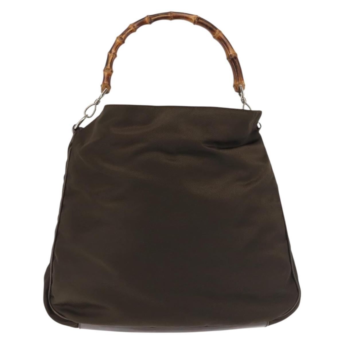 Gucci Gucci Sherry bamboo Shoulder Bag Nylon Divers