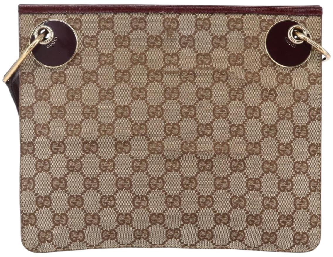 Gucci Gucci Eclipse Messenger GG Canvas Medium Beige