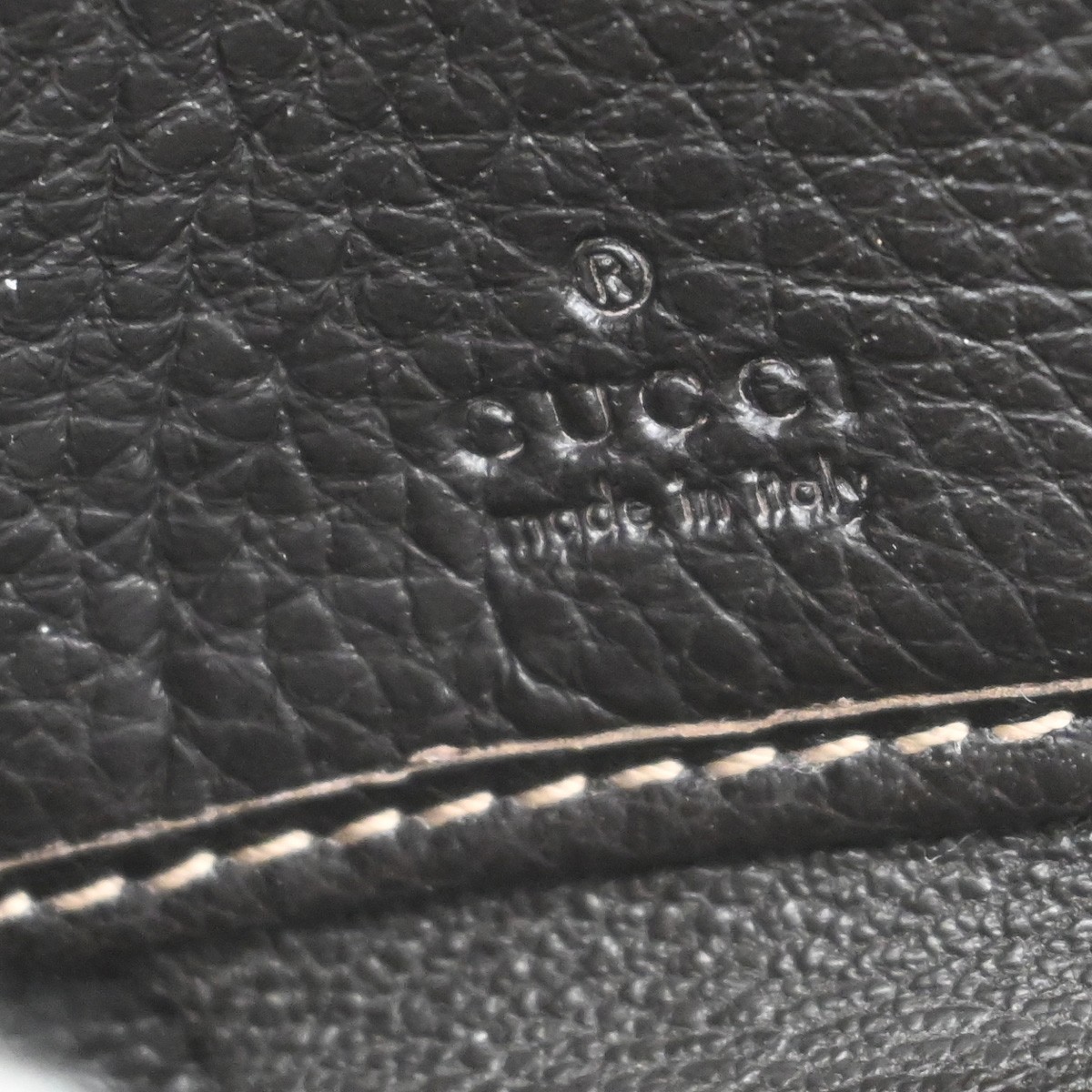 Gucci Gucci Icon Zip Around Wallet Guccissima Leather Bruin