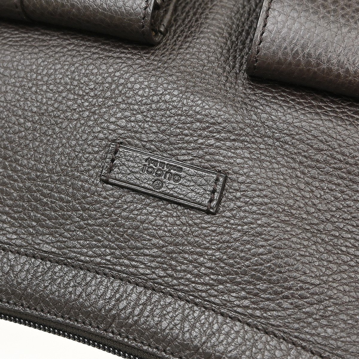 Gucci Abbey D-ring Handbag Calfskin Bruin
