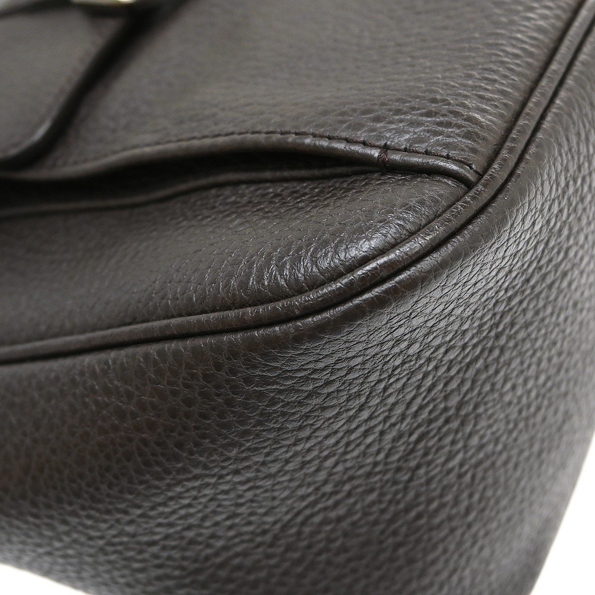 Gucci Abbey D-ring Handbag Calfskin Bruin