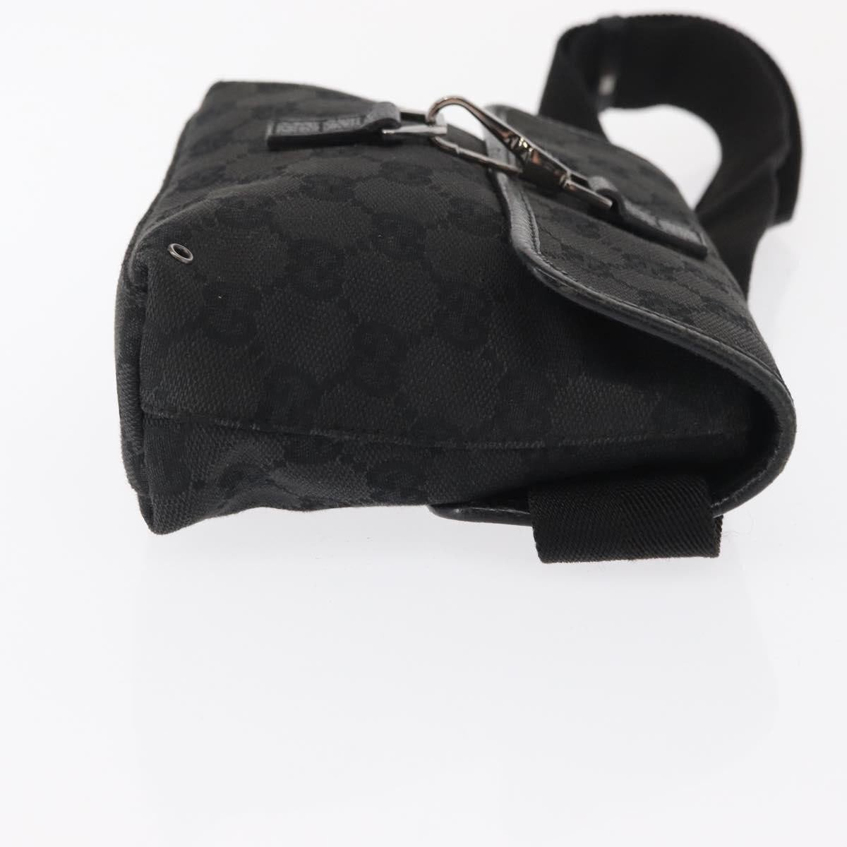 Gucci Gucci Vintage Jackie Waist Bag GG Canvas Zwart