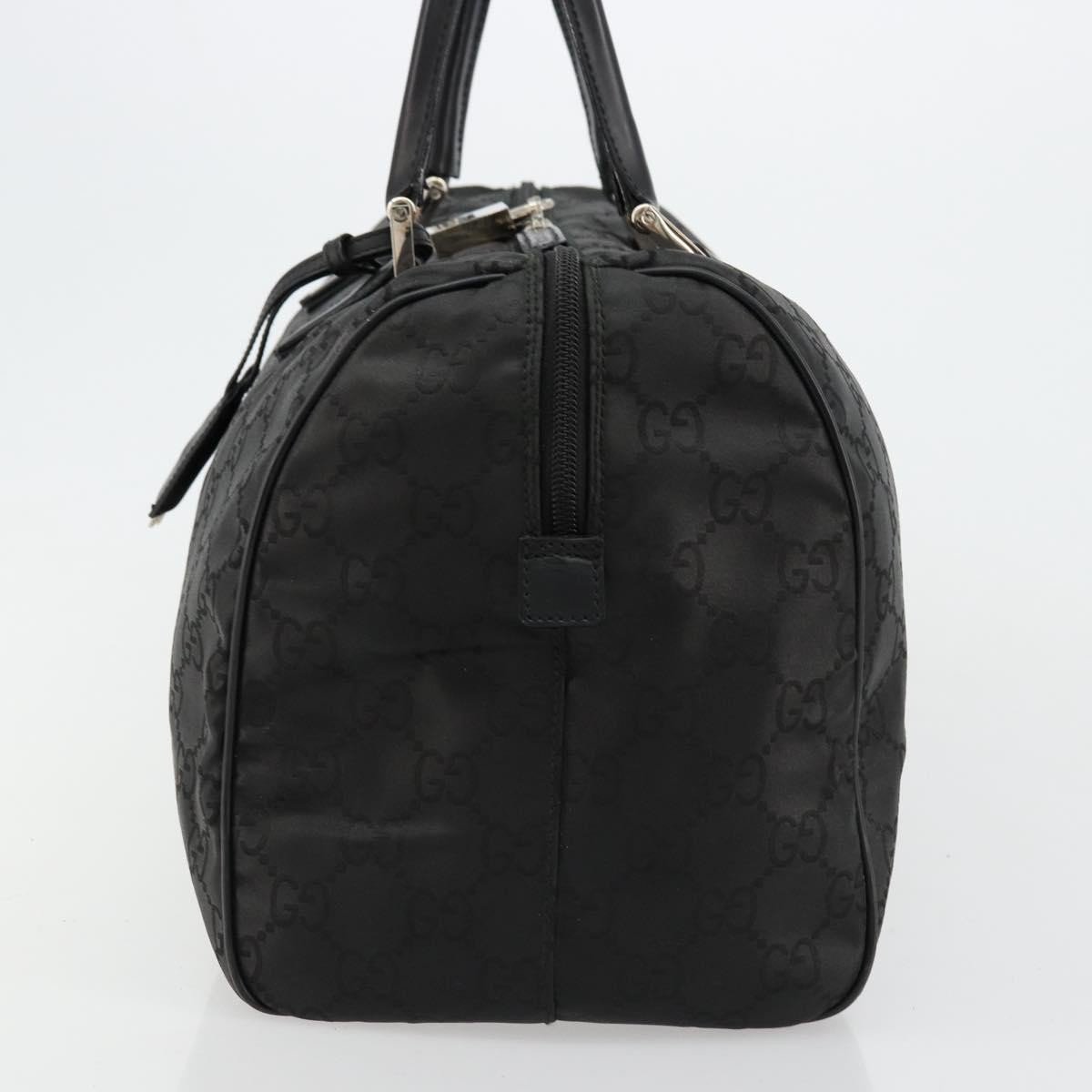 Gucci Gucci Duffle Bag Jumbo GG Embossed Leather Small Zwart