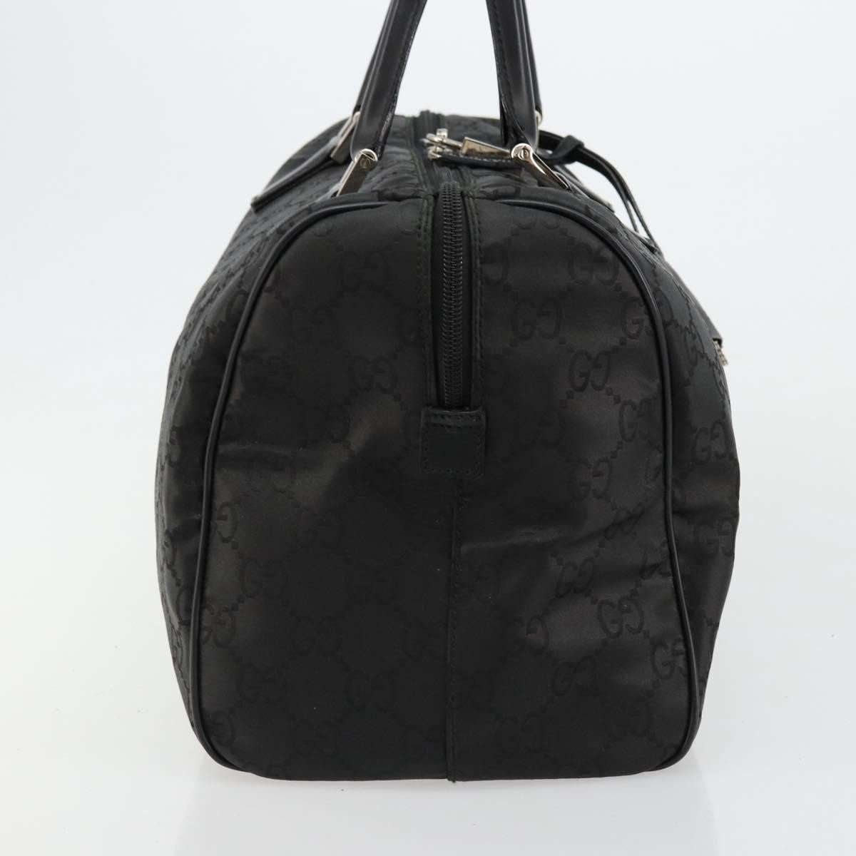 Gucci Gucci Duffle Bag Jumbo GG Embossed Leather Small Zwart