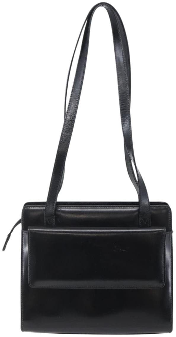 Gucci Gucci Vintage Square G Camera Shoulder Bag Leather Zwart