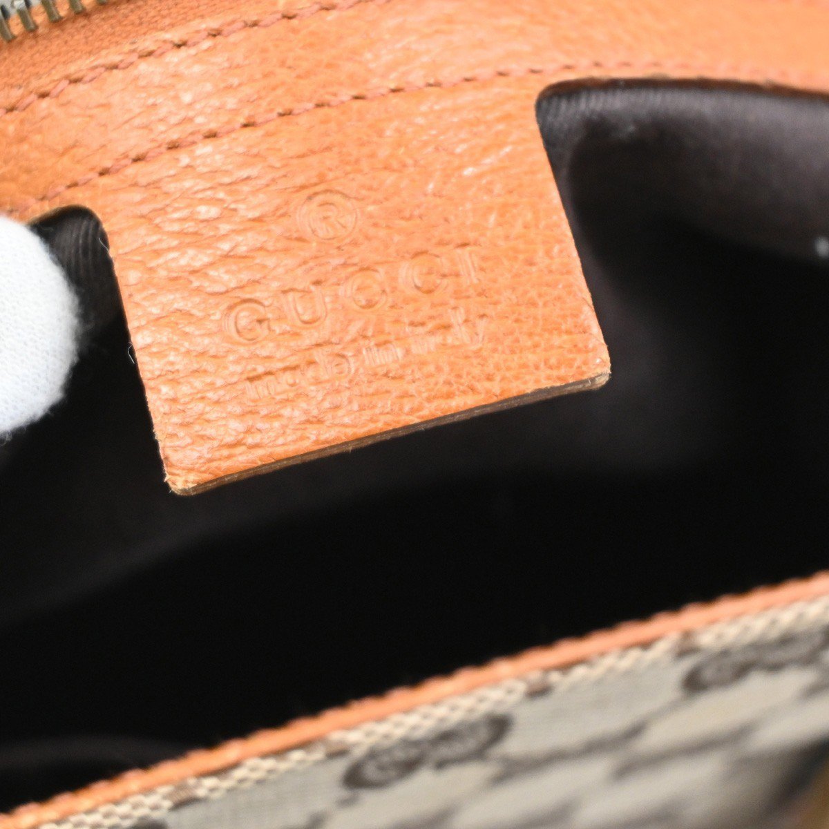 Gucci Gucci Nailhead Tote GG Canvas Medium Beige