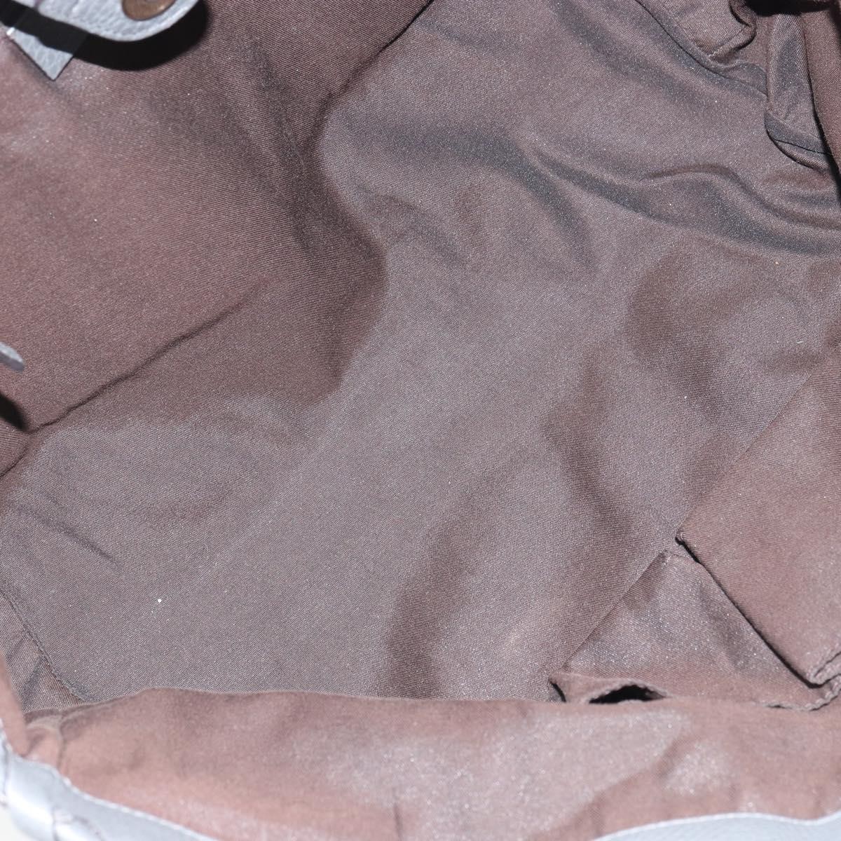 Gucci Gucci Bamboo Tassel Tote Leather Large Grijs