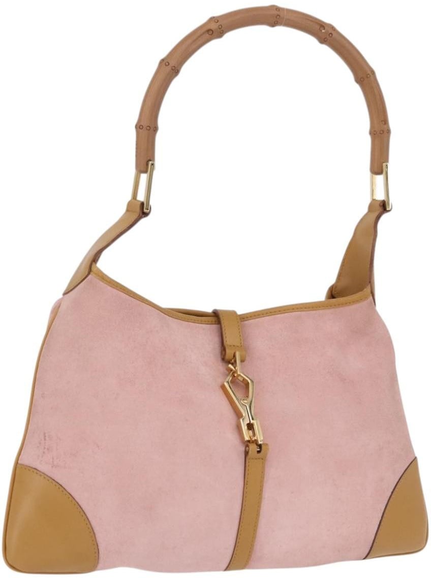 Gucci Bamboo Jackie Suede Roze