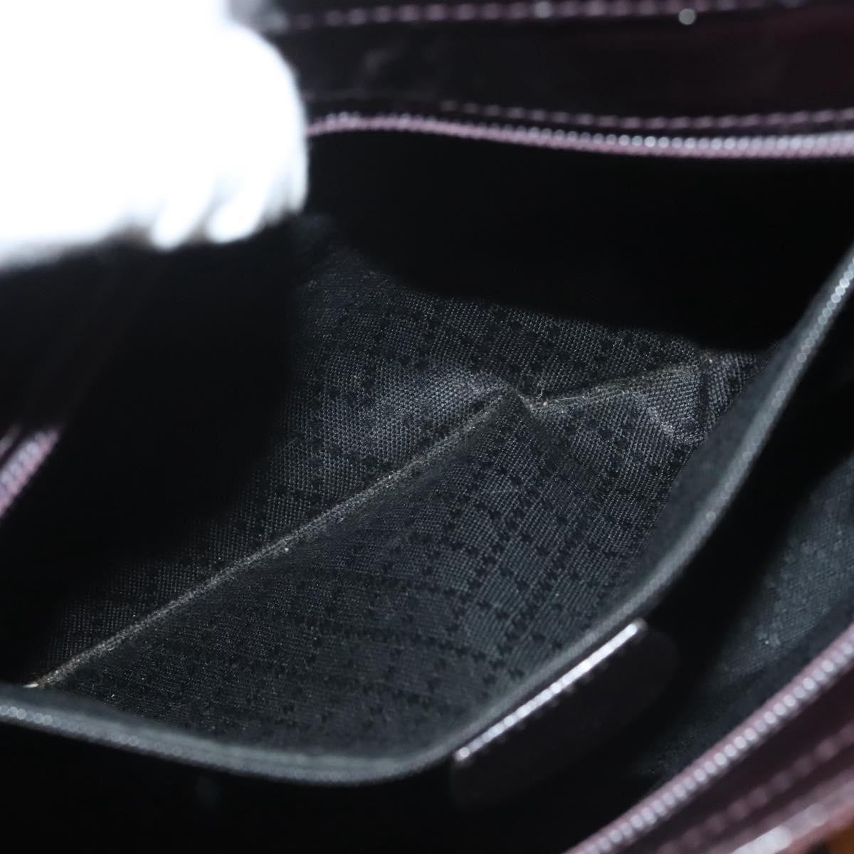 Gucci Gucci Vintage Bamboo Handle Tote Nylon Bruin