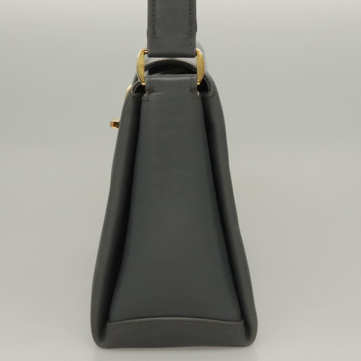 Gucci Gucci 1973 Top Handle Bag Leather Small Grijs