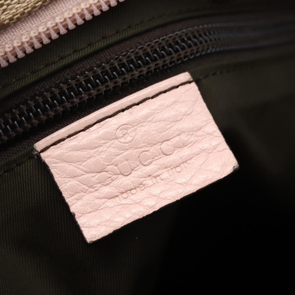 Gucci Gucci Diaper Web Strap Tote GG Canvas Large Beige